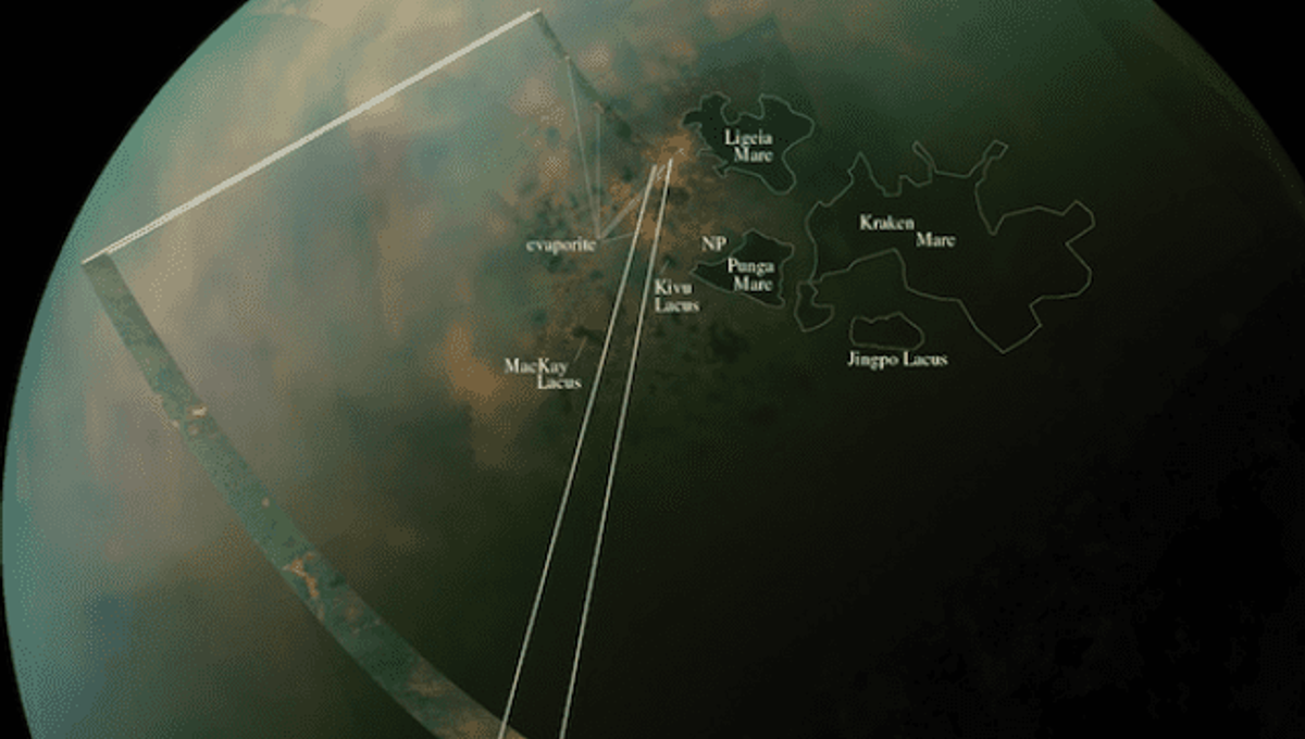 First Extraterrestrial Waves Ever Spotted On Titan | IFLScience