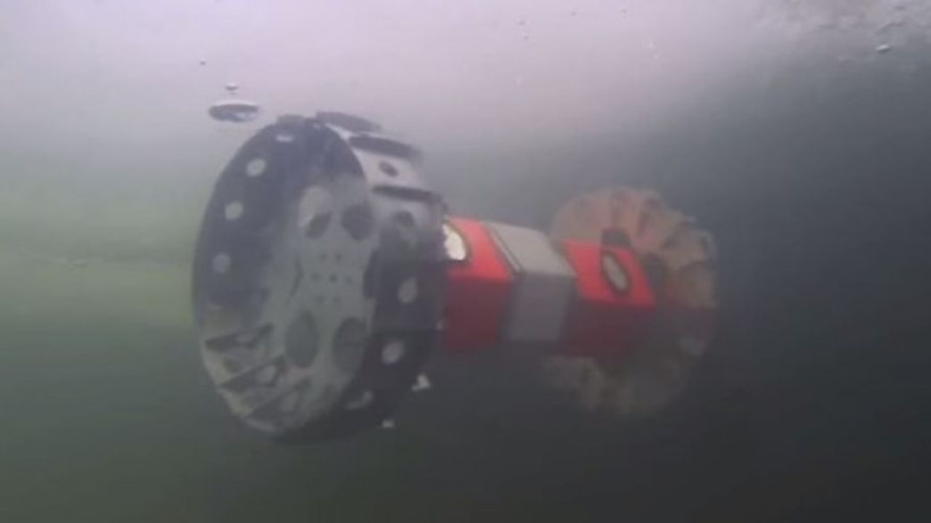Water Floating Rover Prototype NASA Tests Buoyant Rover That Could Explore Europa's Ocean | IFLScience