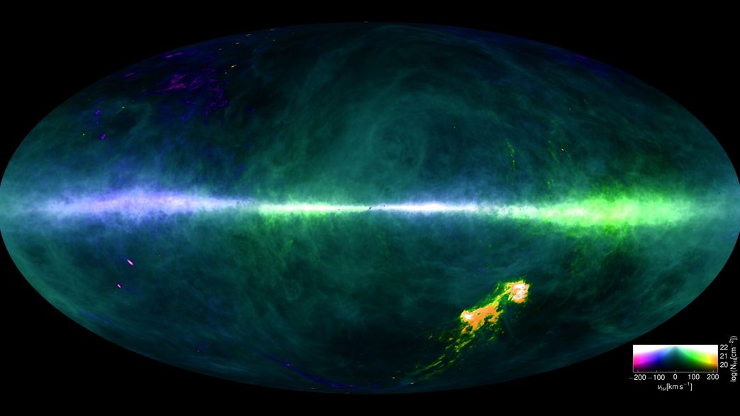 Astronomers Produce Detailed Map Of Hydrogen In The Milky Way | IFLScience