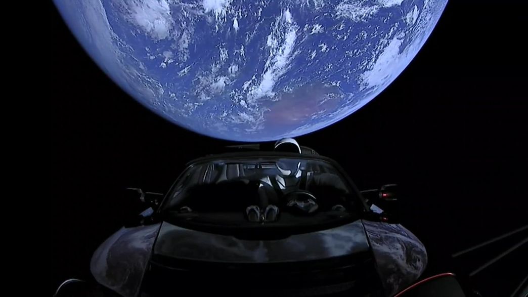 Elon Musk S Car Overshoots Mars And Will Head For The Asteroid Belt After Stunning Falcon Heavy Launch