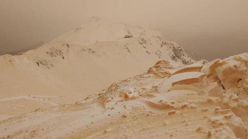 Bizarre Snow Phenomenon Leaves Europe Looking Like Mars | IFLScience