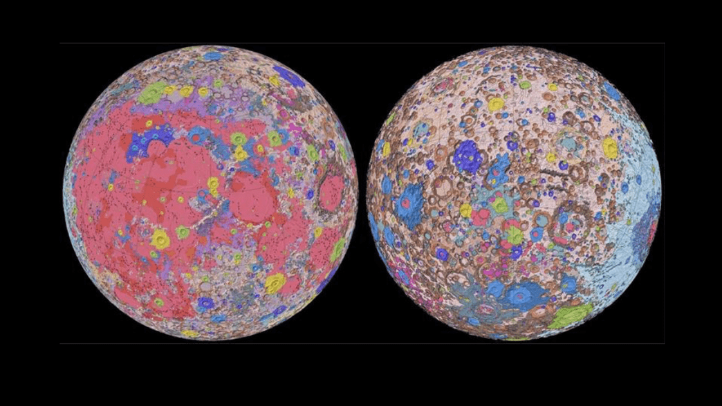 This Amazing Moon Map Shows Our Satellite In All Its Geological Glory ...