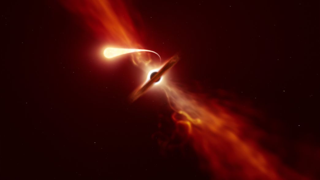 Astronomers Catch Closest Star Getting Ripped Apart By A Black Hole ...