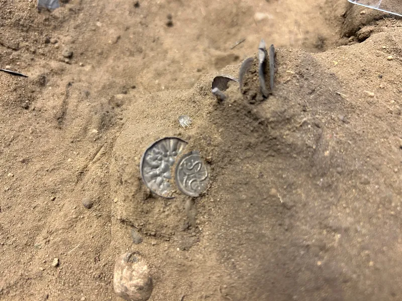 Coins found in the field