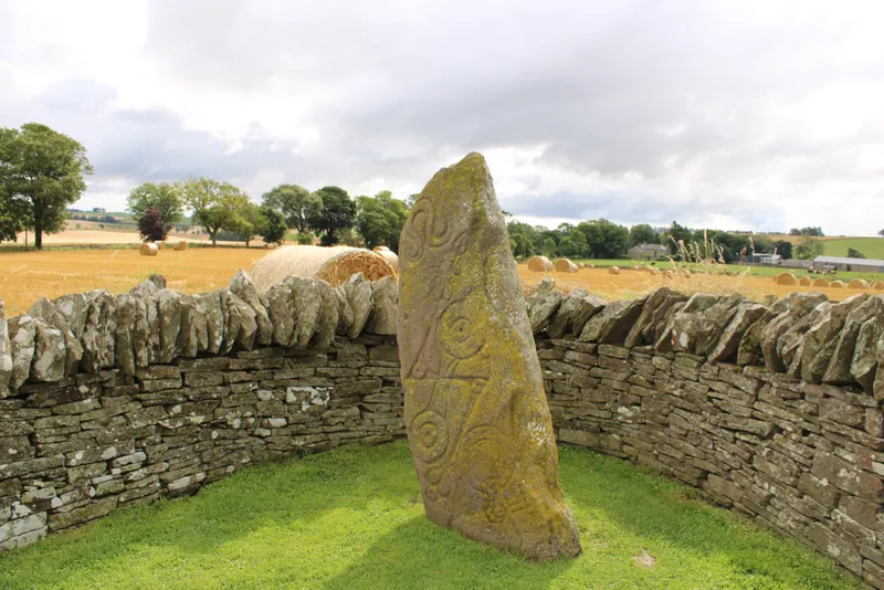 Pictish carvings on Aberlemno Stone
