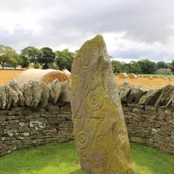 Pictish carvings on Aberlemno Stone