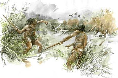 Schoningen hunting sticks