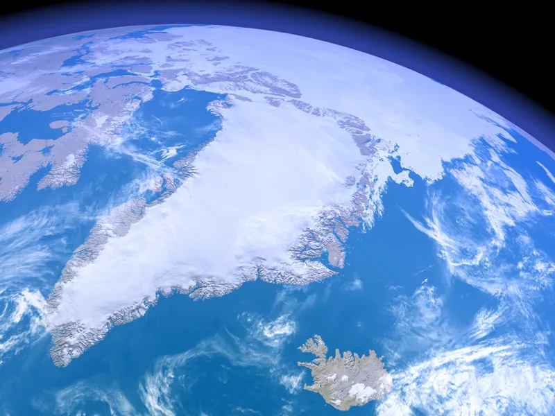 Greenland ice melting 