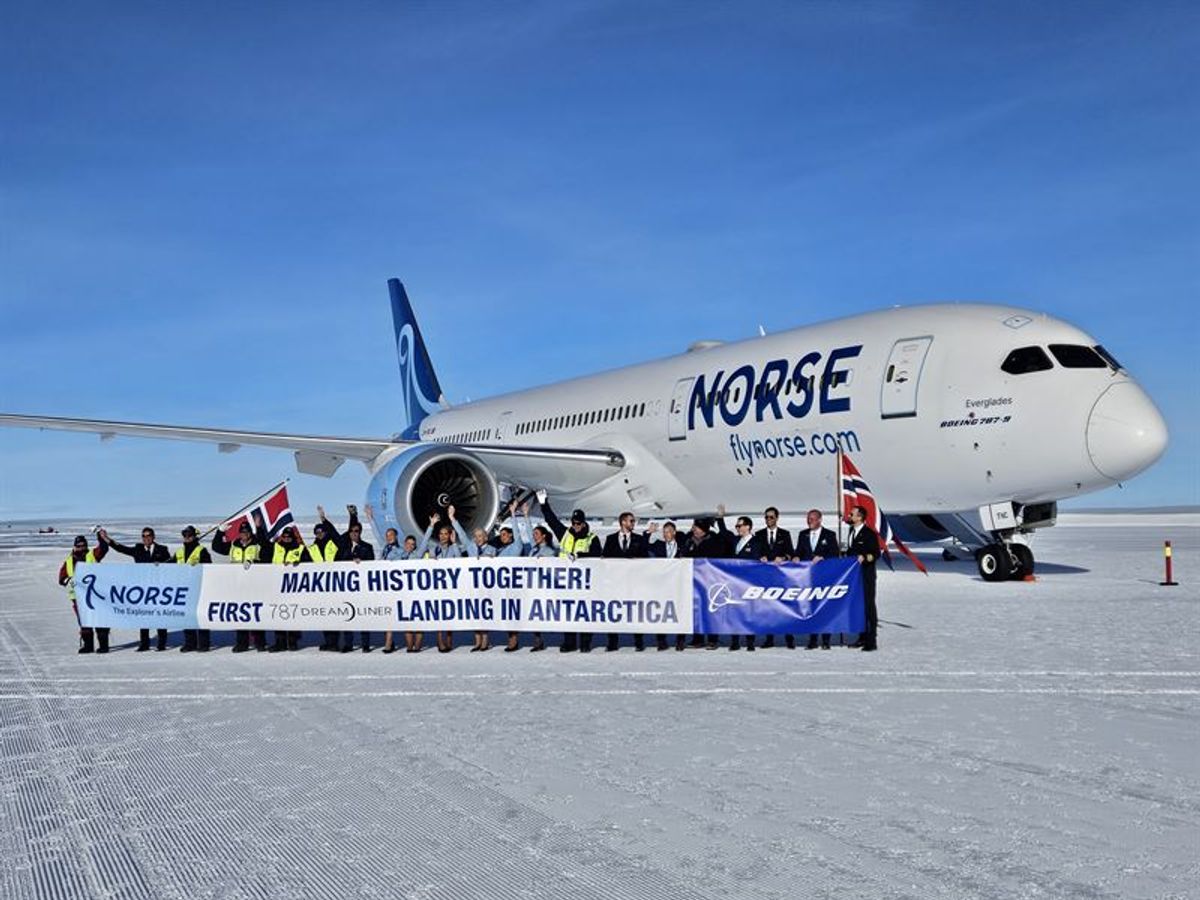 Largest Plane Yet Makes Landing On Antarctica's Blue Ice Runway