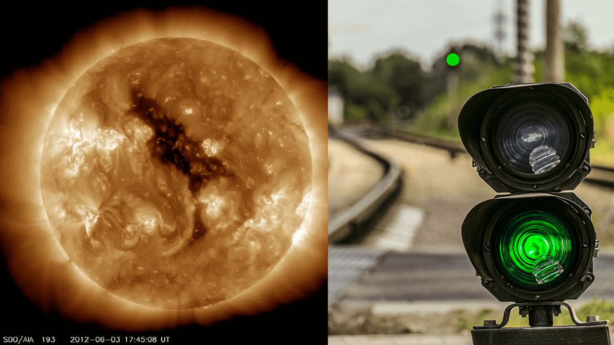 Solar Storms Can Cause Chaos For Trains‚ Flipping Red Signals To Green