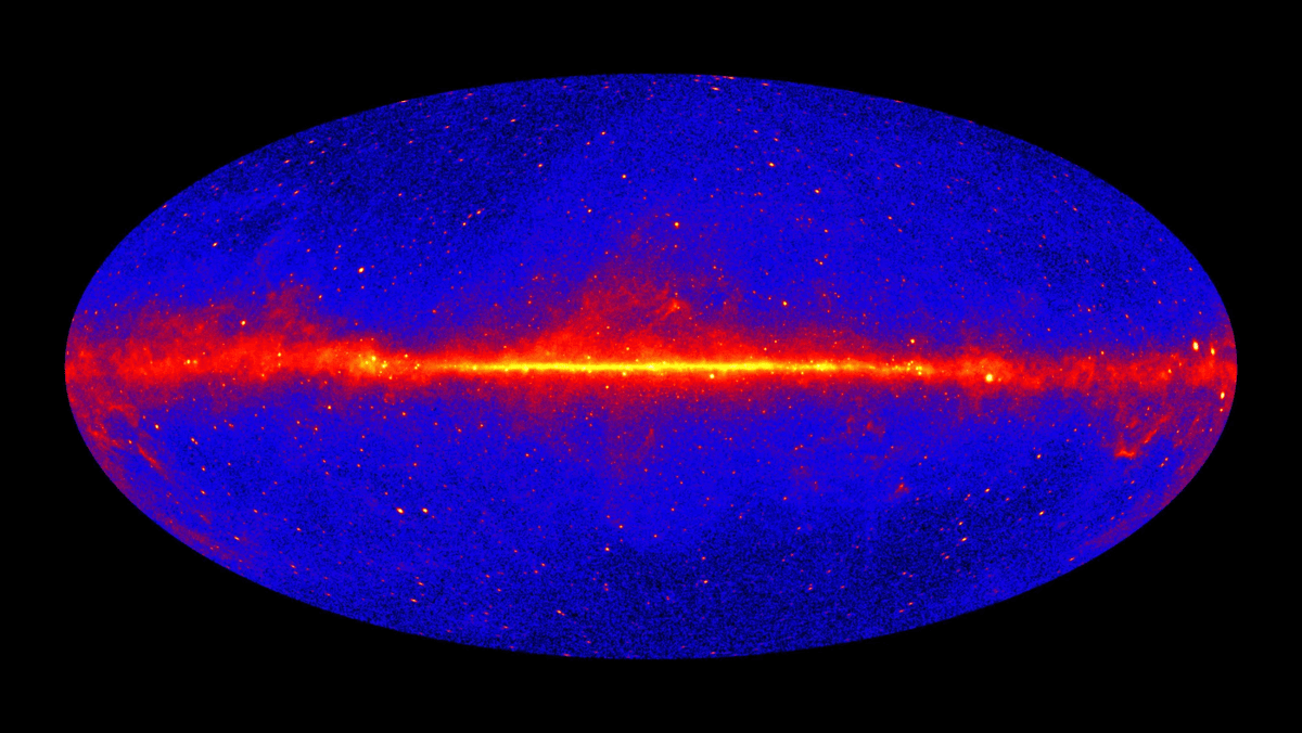 NASA Releases Gorgeous Timelapse Of The Gamma-Ray Sky Over 14 Years
