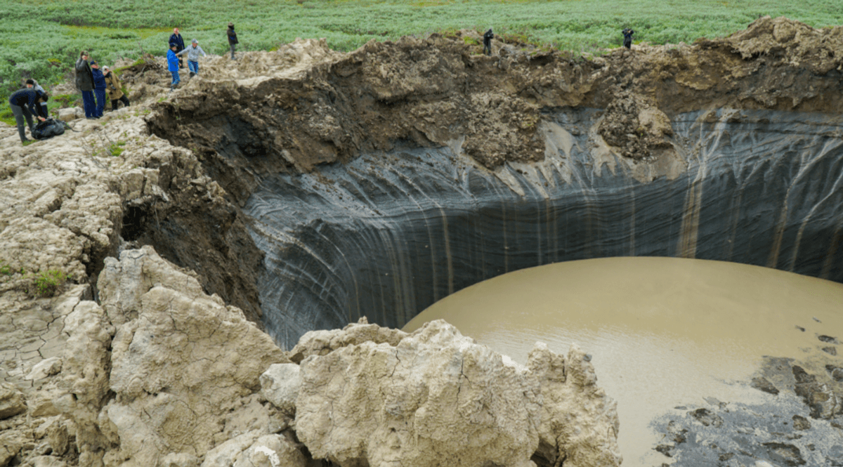 Siberia's Explosive Craters Are Forged By Deep Geological Forces‚ New Study Claims