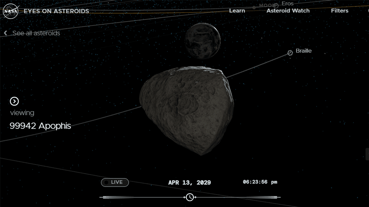 99942 Apophis: Animation Shows Asteroid's Nail-Biting Close Approach To Earth In 2029