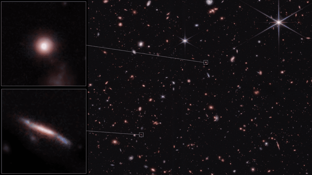 Galaxies In The Early Universe Were Shaped Like Pool Noodles And Surfboards