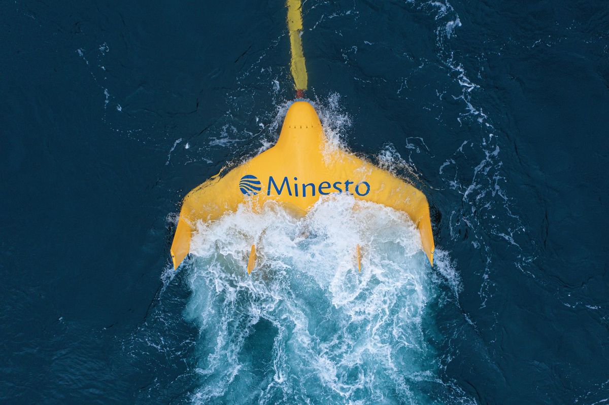 First Underwater Tidal Kite Starts Delivering Electricity To Power Grid