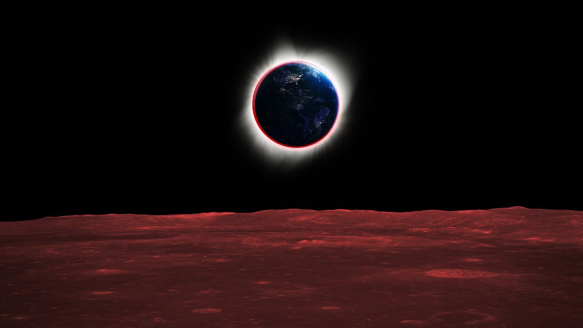 What Would A Solar Eclipse Look Like From The Moon&quest;