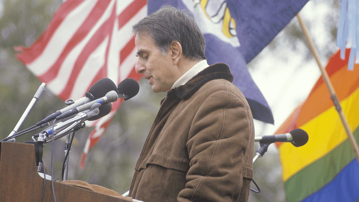 Shortly Before His Death‚ Carl Sagan Left A Message For The First Humans On Mars
