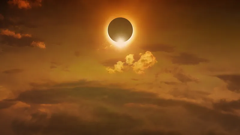 A total solar eclipse