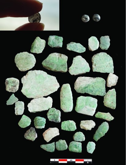 Maya royal jade mask