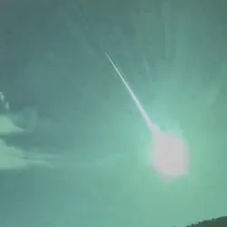 Portugal Spain fireball comet