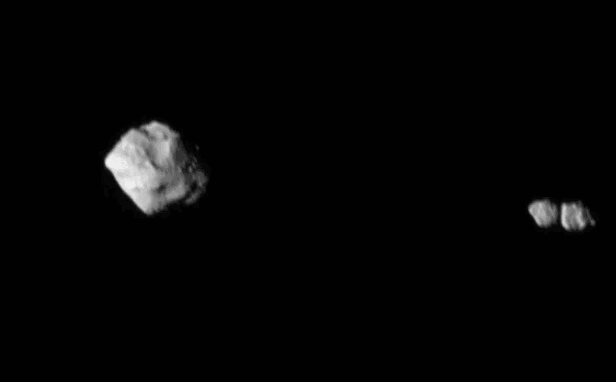 Moon Around Asteroid Dinkinesh Is Actually Two Asteroids Stuck Together