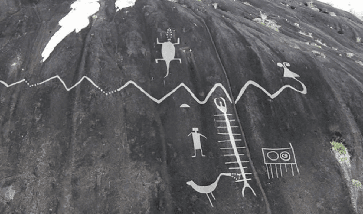 2,000-Year-Old Snake Engraving Is Among The World's Largest Rock Art