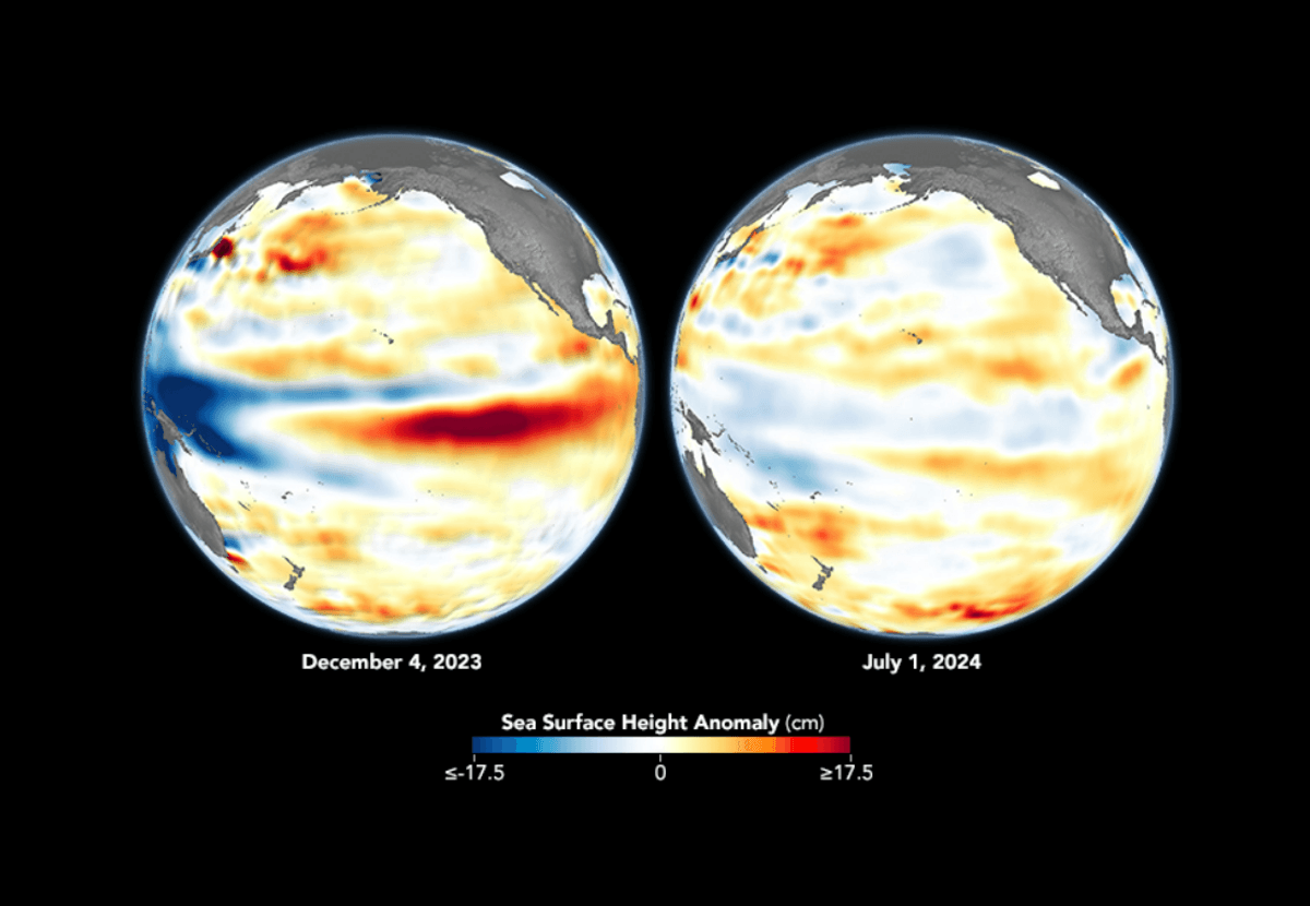 The Rise And Fall Of El Niño Shown In Beautiful Maps By NASA
