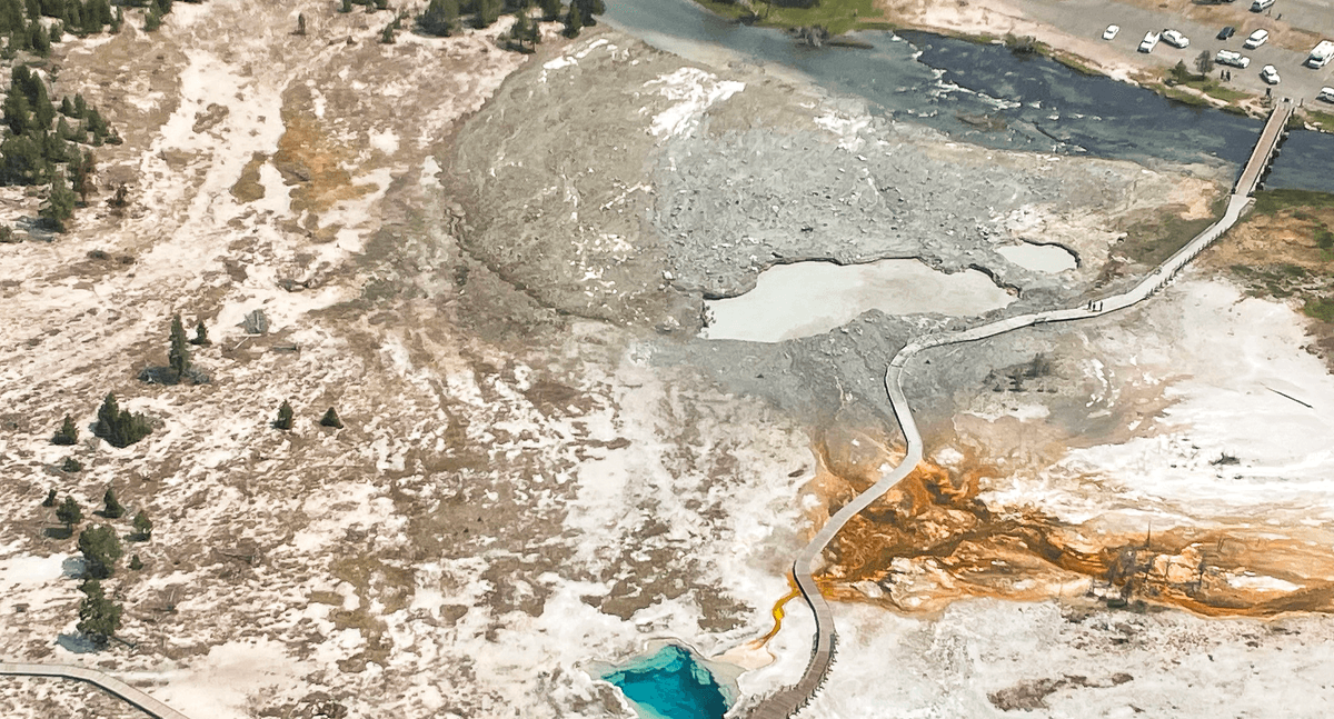 Watch As Surprise Yellowstone Eruption Sends Rocks Flying And Visitors Fleeing