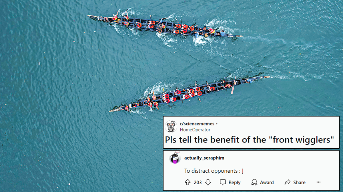 So, What Are The Four Guys Humping The Front Of These Boats For?