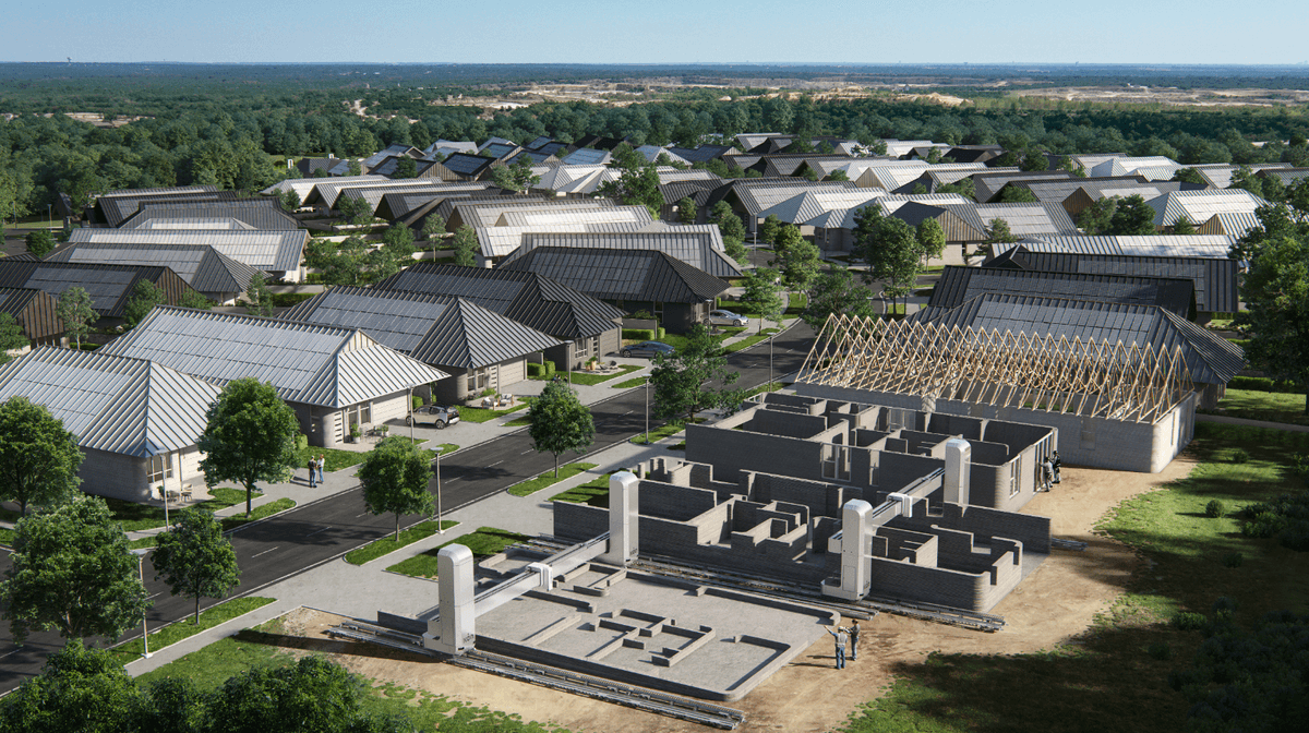World's Largest 3D-Printed Neighborhood Is Almost Finished In Texas