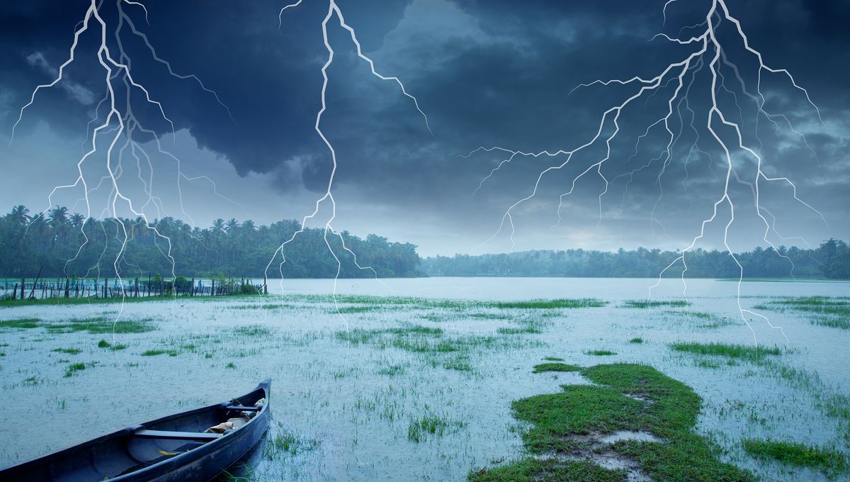 When the lightning. When the lightning
