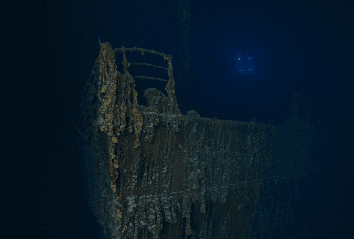 The Famous Bow Railing Of Titanic Ship Has Fallen Off And Remains Lost