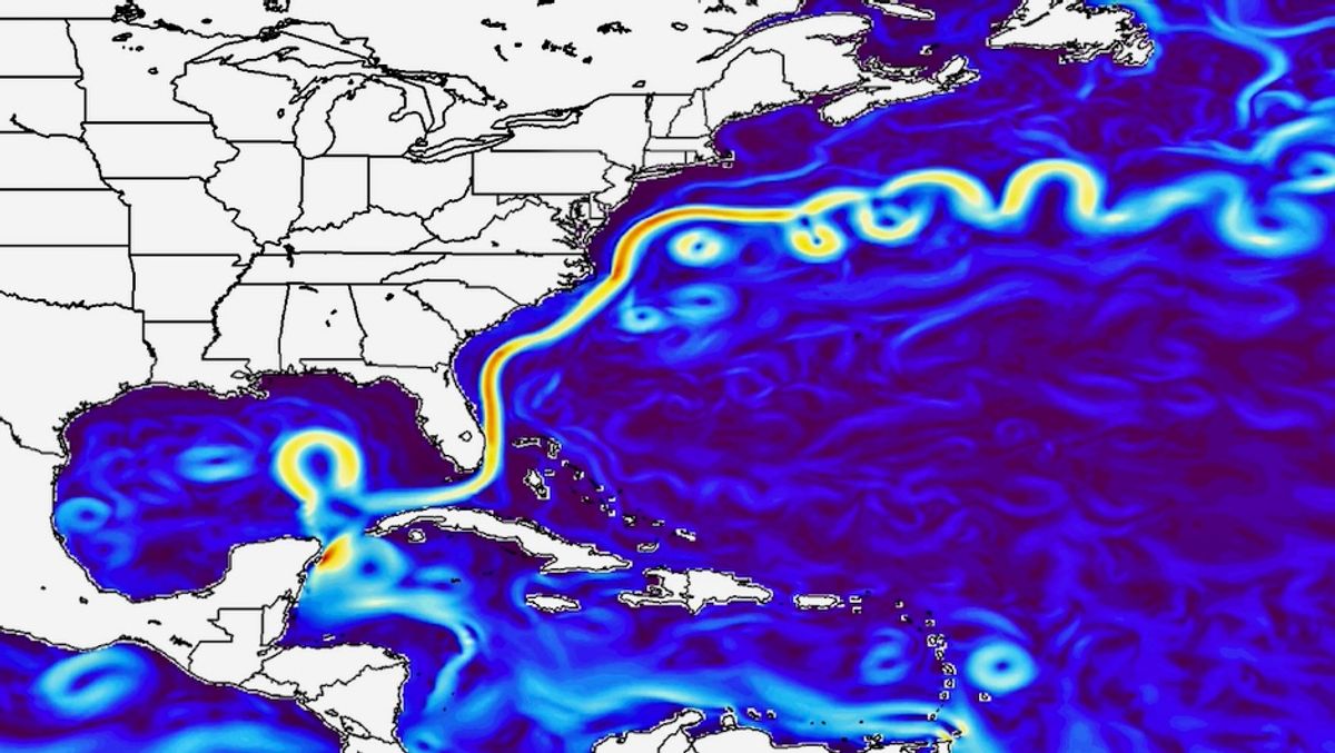 A Shift In The Geomagnetic Field Has Distorted Measurements Of The Florida Current