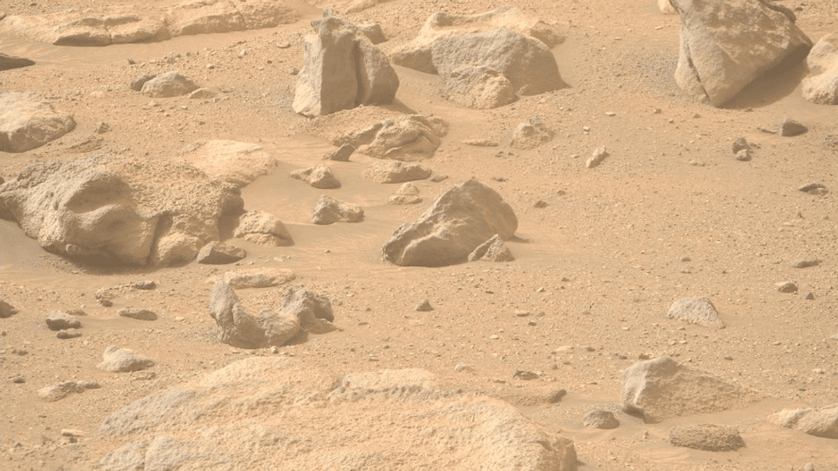 "Face" On Mars Photographed By NASA's Mars Perseverance Rover