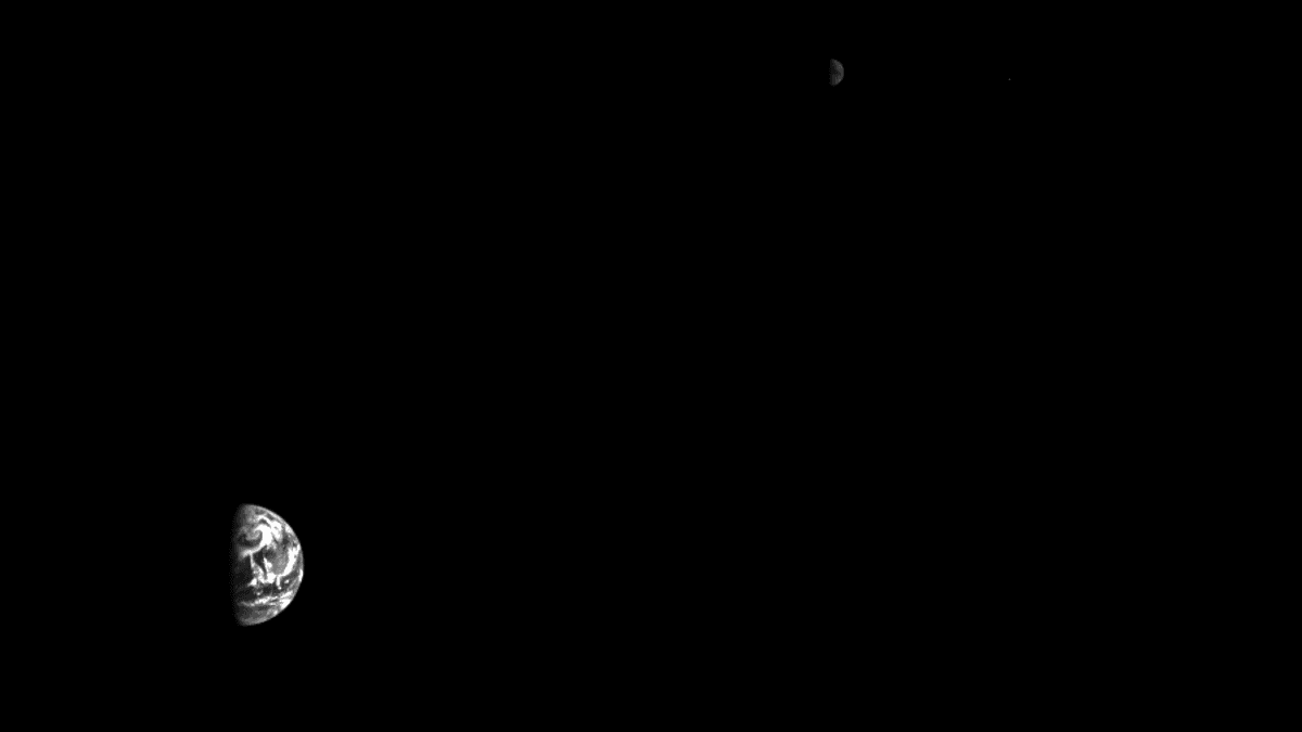 Mission To Deflected Asteroid Snaps Earth-Moon Photos In First Crucial Tests
