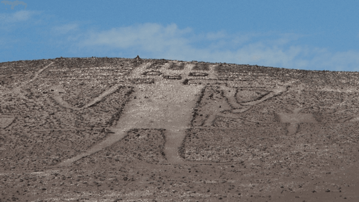 A Colossal 119-Meter Giant Stretches Across The Atacama Desert, The Largest Of Its Kind