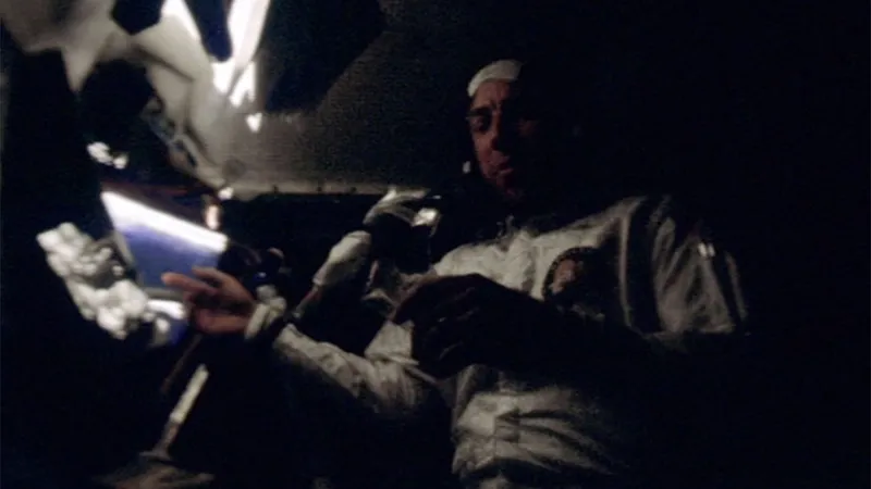 Jim Lovell aboard Apollo 13.