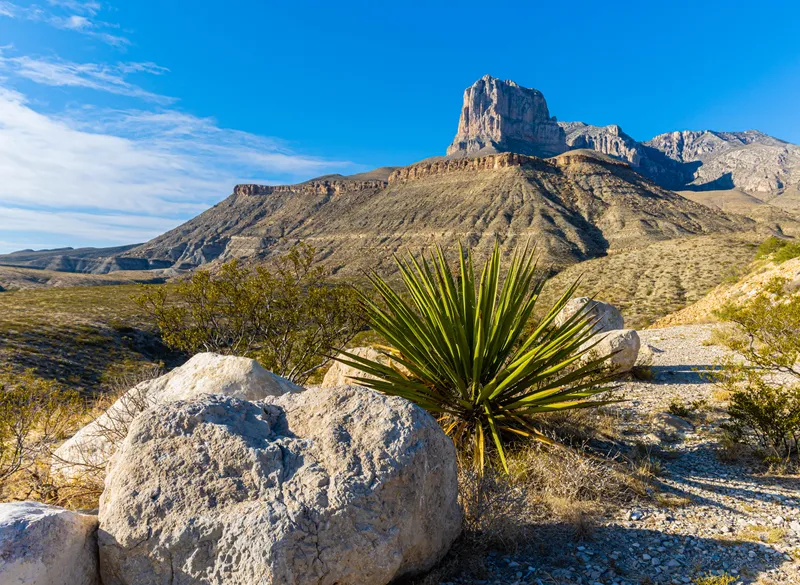 El Capitan in the Guadalupe Mountains National Park, Texas.