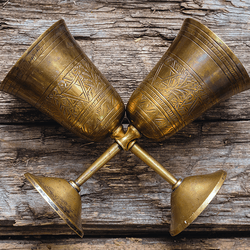 Two old goblets.