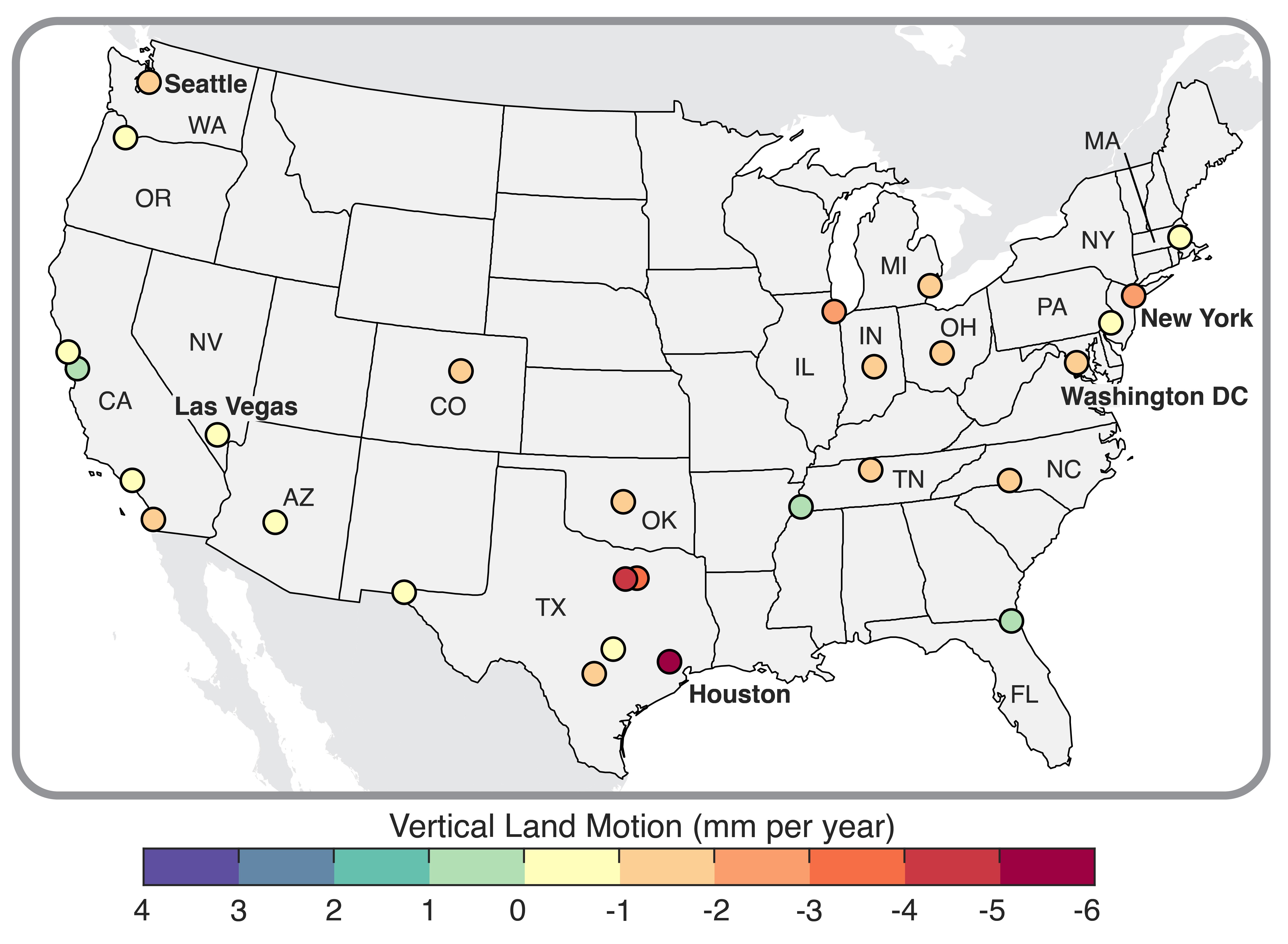 Why The 28 Biggest Cities In The US Are Sinking Into The Ground ...
