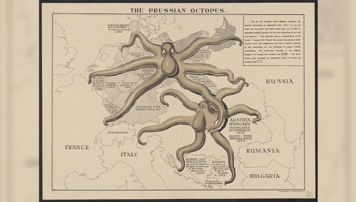 Octopus Maps Promote Conspiratorial - Prussian Octopus Meta 