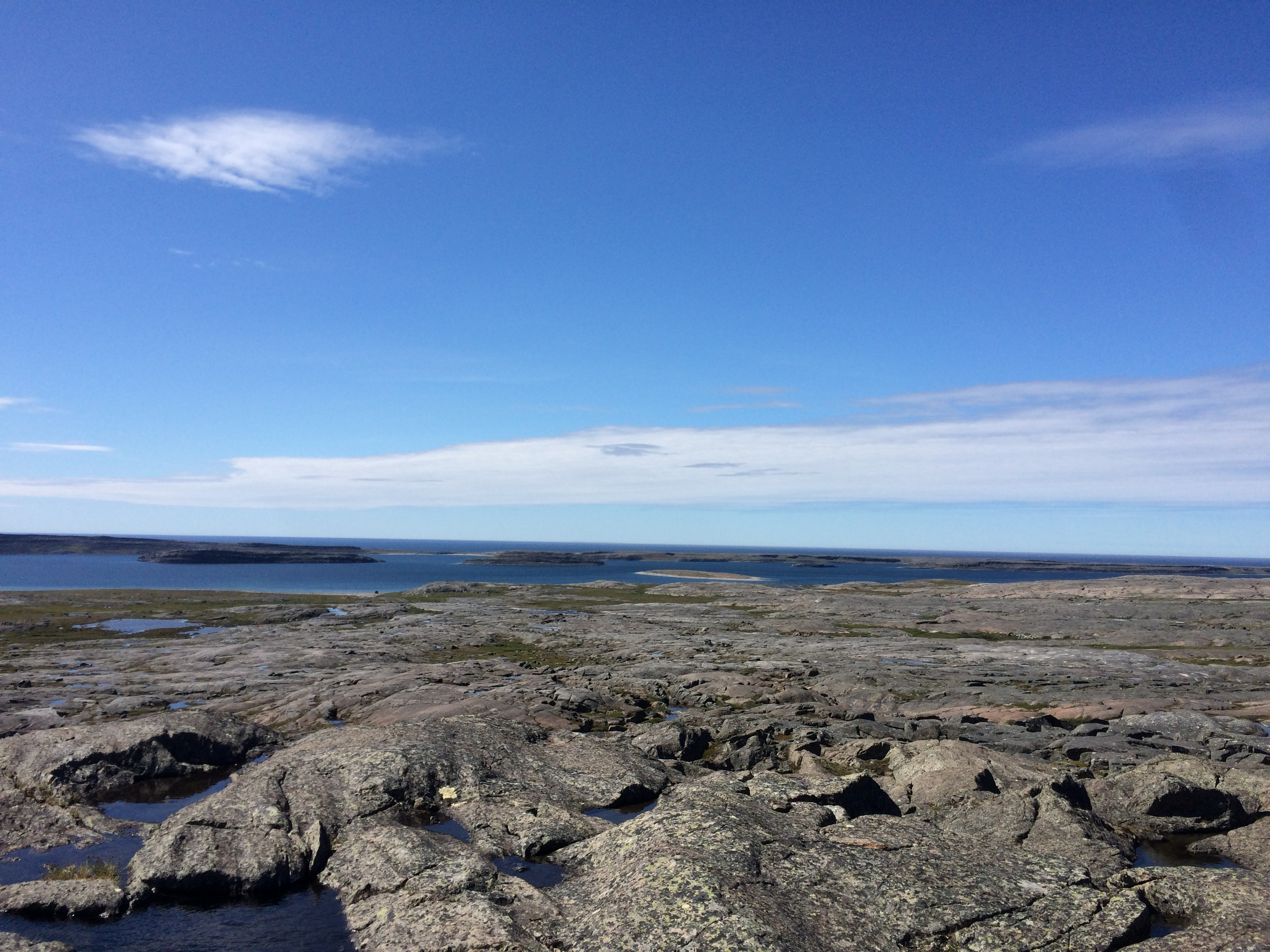 View from the belt out onto the bay.