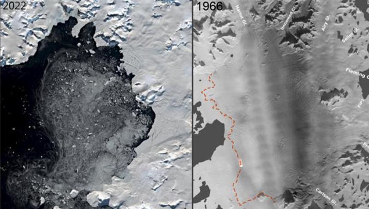 Historical Aerial Photos Help Map Antarctic Ice Shelf Melt Providing An “Unambiguous Signal” To Stop Emissions
