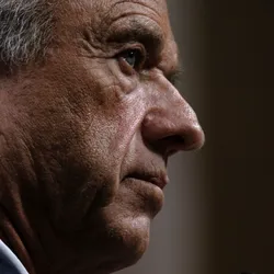 close up side profile of robert f. kennedy jr