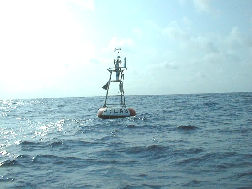A buoy floating at co-ordinates 0,0.