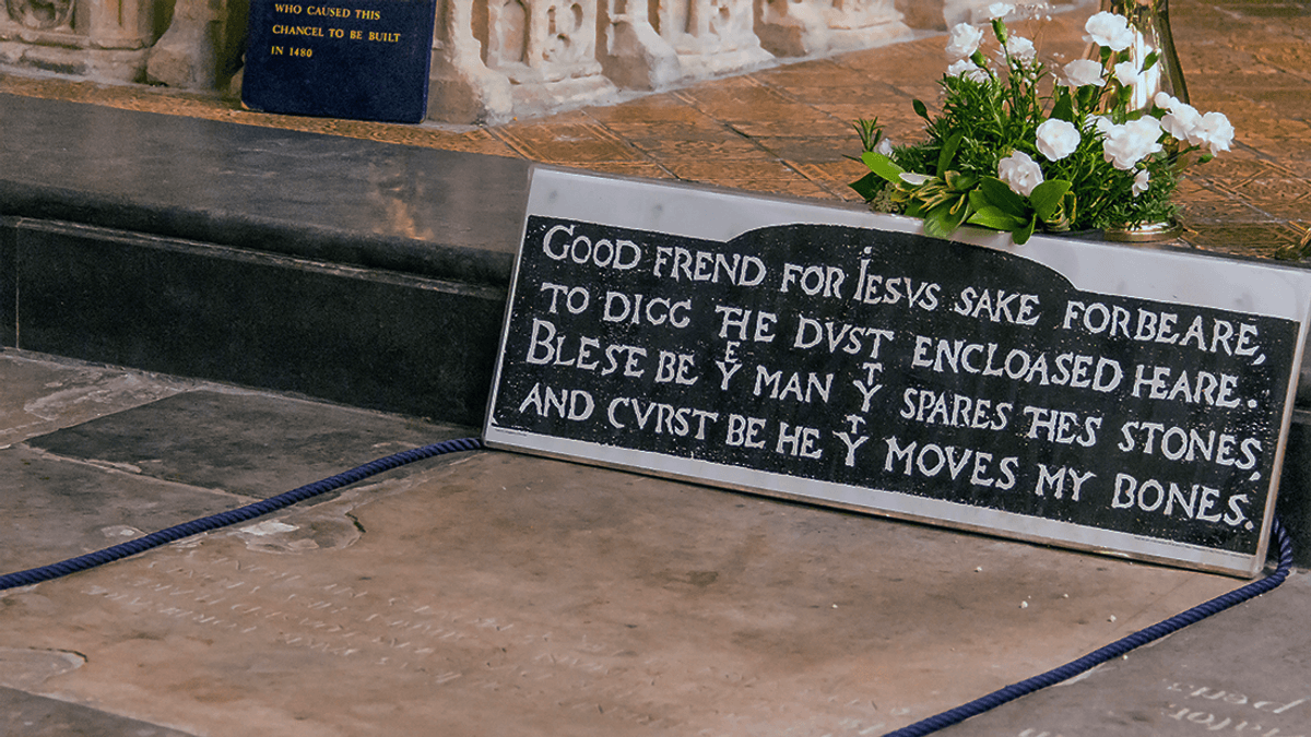 Shakespeare's Skull Is Missing