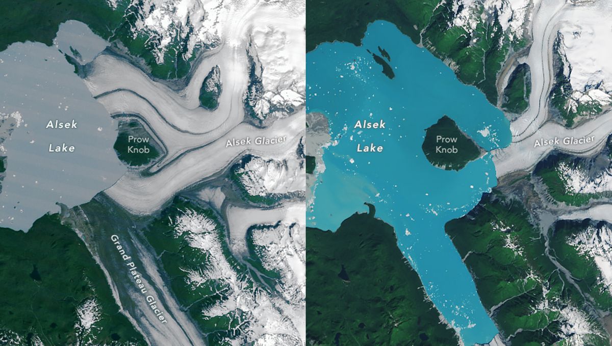 NASA Satellite Images Reveal New Island In Alaska Formed By Decades Of Glacial Retreat