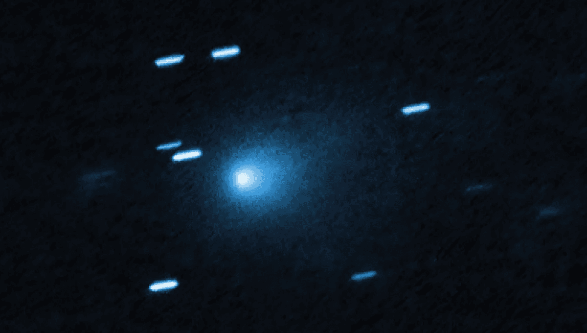 Behind The Sun, Interstellar Object 3I/ATLAS Shows Signs Of Non-Gravitational Acceleration And Is Now Blue