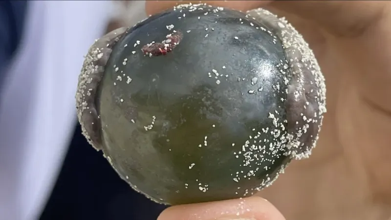 Sailor's Eyeballs, aka sea pearls, are one of the largest ­– if not the largest ­– single-cell organisms in the world.