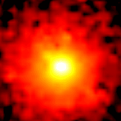 SPHEREx Image of interstellar comet 3I/ATLAS.